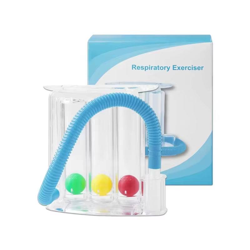 3 Balls Breathing Trainer Lung Function Improvement Respiratory Spirometry Breath Exerciser Measurement System Deep Capacity