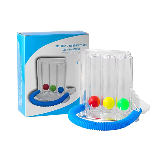 3 Balls Breathing Trainer Lung Function Improvement Respiratory Spirometry Breath Exerciser Measurement System Deep Capacity